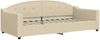 vidaXL Tagesbett Creme 90x200 cm Stoff 354187 Bild 2
