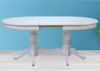 Casa Padrino Luxus Barock Esstisch Weiß 160-200 cm - Barock Esszimmer Möbel Bild 2