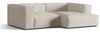 Micadoni Ecksofa Nuria 3-Sitzer Rechts Boucle Beige Bild 2