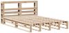 vidaXL Massivholzbett ohne Matratze 120x190 cm Kiefernholz 3306516 Bild 3