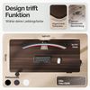 Casaria Höhenverstellbarer Schreibtisch mit Tischplatte, Elektrisch, LCD- Display, Braun Schwarz, 140x60 cm Bild 5