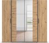 rauch Kleiderschrank, Dreh- und Schwebetürenschrank KRONACH, 4-türig, Eiche Artisan, 225 x 210 x 60 cm Bild 2