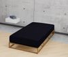 biberna Feinjersey-Spannbetttuch 0077144, schwarz, 1x 90x190 cm - 100x200 cm Bild 3