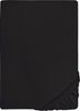 biberna Feinjersey-Spannbetttuch 0077144, schwarz, 1x 90x190 cm - 100x200 cm Bild 5