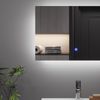 Badezimmerspiegel Miral Glas 60 x 40 cm mit Backlight Beleuchtung Vicco Bild 4