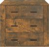 vidaXL Sideboard Räuchereiche 80 x 33 x 70 cm Holzwerkstoff [816581] Bild 3