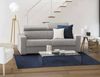 Dmora 2-Sitzer Schlafsofa Annalara, Wohnzimmersofa mit drehbarer Öffnung, verstellbare Kopfstützen und Standardarmlehnen, 100 % Made in Italy, 180 x 95 x 85 cm, Grau Bild 2