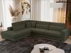 Freistehendes Ecksofa mit lose Kissen, L-form - SAVONA - links - Grün Boucle Bild 3