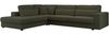 Freistehendes Ecksofa mit lose Kissen, L-form - SAVONA - links - Grün Boucle Bild 4