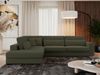 Freistehendes Ecksofa mit lose Kissen, L-form - SAVONA - links - Grün Boucle Bild 2
