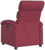 vidaXL Massagesessel Elektrisch Weinrot Stoff 3203969 Bild 5