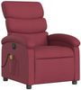 vidaXL Massagesessel Elektrisch Weinrot Stoff 3203969 Bild 4