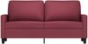 vidaXL 2-Sitzer-Sofa Weinrot 140 cm Stoff 359169 Bild 3