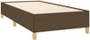 Einzelbettgestell Design für Erwachsene ohne Matratze Dunkelbraun 80x200 cm Stoff d4493e Bild 4