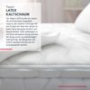 Topper 80x200 cm Matratzenauflage mit LATEX KALTSCHAUM Bild 3