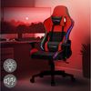 ML-DESIGN Bürostuhl Computerstuhl Schreibtischstuhl für Büro & Arbeitszimmer Drehsessel, Gaming Stuhl + 2 Kissen, LEDs & Boxen ergonomisch anpassbar PVC-Leder Bild 5