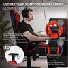 ML-DESIGN Bürostuhl Computerstuhl Schreibtischstuhl für Büro & Arbeitszimmer Drehsessel, Gaming Stuhl + 2 Kissen, LEDs & Boxen ergonomisch anpassbar PVC-Leder Bild 2