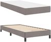 vidaXL Boxspringbett mit Matratze Taupe 100 x 200 cm Stoff 3398469 Bild 5