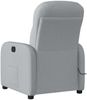 vidaXL Massagesessel Hellgrau Stoff 4015532 Bild 5