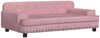 vidaXL Hundebett Rosa 90x53x30 cm Samt 171871 Bild 2