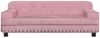 vidaXL Hundebett Rosa 90x53x30 cm Samt 171871 Bild 3