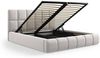 Micadoni Stauraumbett mit Kopfteil Bellis Samtstoff Bluvel Silber 200x200 Bild 5