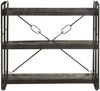 vidaXL Bücherregal 3 Fächer Schwarz 90x30x80 cm Mango Massivholz 320627 Bild 2