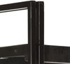 vidaXL Bücherregal 3 Fächer Schwarz 90x30x80 cm Mango Massivholz 320627 Bild 3