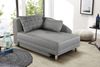 Récamiere-Schlafsofa Federkern Couch Liege Gästebett mit Bettkasten in Hellgrau Bild 2
