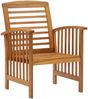 vidaXL 5-tlg. Garten-Lounge-Set Massivholz Akazie 3057973 Bild 4