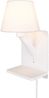 LED Wandleuchte mit Stecker, Schalter & Ladefunktion Weiß, Höhe 31cm Bild 2