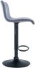 CLP Barhocker Hover mit Stoffbezug,blau Metall matt schwarz Bild 4