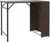 vidaXL 5-tlg. Garten-Essgruppe Klappbar Braun Poly Rattan 365945 Bild 4