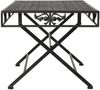 vidaXL Couchtisch Klappbar Vintage-Stil Metall 100x50x45 cm Schwarz 245927 Bild 3