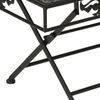 vidaXL Couchtisch Klappbar Vintage-Stil Metall 100x50x45 cm Schwarz 245927 Bild 5