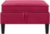 vidaXL Sofa-Hocker mit Stauraum Weinrot Samt 42027137 Bild 4