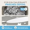 ELONEO Klappmatratze, Gästematratze, 3-teilige Faltmatratze, Schaumstoff extra dick (15cm), waschbar, Bandscheibenwürfel, klappbar, Faltbare Matratze, Erwachsene (Sterne, 90 x 200 x 15 cm) Bild 5