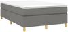 vidaXL Boxspringbett mit Matratze Dunkelgrau 120x190 cm Stoff 3269691 Bild 2