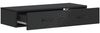 vidaXL Wandmontierter Beistelltisch Schwarz 87,5 x 34,5 x 17 cm 898666 Bild 3