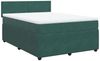 vidaXL Boxspringbett mit Matratze Dunkelgrün 160x200 cm Samt 3290079 Bild 3