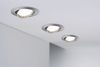 Paulmann No. 93399 LED Einbauleuchte Base rund 10x10W GU10 Eisen gebürstet Bild 5