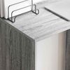 vidaXL Schreibtisch Graues Sonoma 78,5 x 37 x 154,5 cm Holzwerkstoff 869343 Bild 4