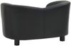 vidaXL Hundesofa Schwarz 67x41x39 cm Kunstleder 170946 Bild 5
