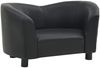 vidaXL Hundesofa Schwarz 67x41x39 cm Kunstleder 170946 Bild 2
