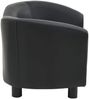 vidaXL Hundesofa Schwarz 67x41x39 cm Kunstleder 170946 Bild 4