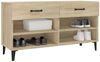 vidaXL Schuhschrank Sonoma-Eiche 102x35x55 cm Holzwerkstoff 812828 Bild 4