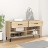vidaXL Schuhschrank Sonoma-Eiche 102x35x55 cm Holzwerkstoff 812828 Bild 3