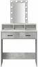 vidaXL Schminktisch mit Schubladen Grau 79 x 41 x 140 cm Holzwerkstoff 865166 Bild 5