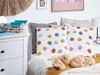 Kissen 2er Set Gepunktetes Muster WALLFLOWER Baumwolle 45 x 45 cm Weiß Bild 3