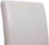 Esszimmerstuhl Latina, Küchenstuhl Stuhl, Leder ~ creme, dunkle Beine Bild 4
